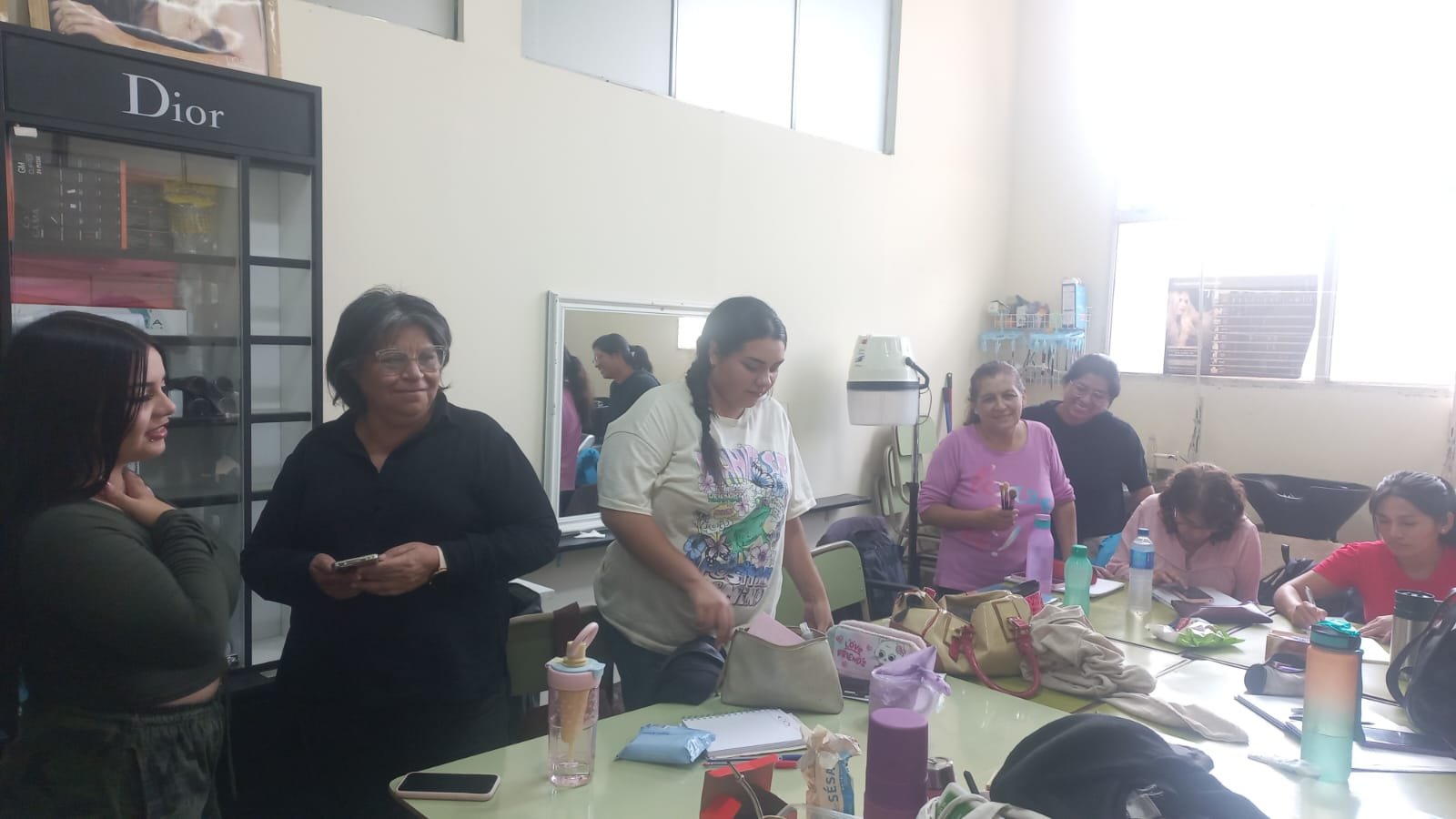 Maquillaje en el CFP 19